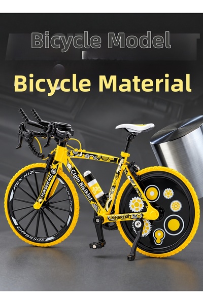 TUENGİ STORE 18cm Decorative Racing Bike Model Detailed Mini Bicycle Model Toy Desktop Decor