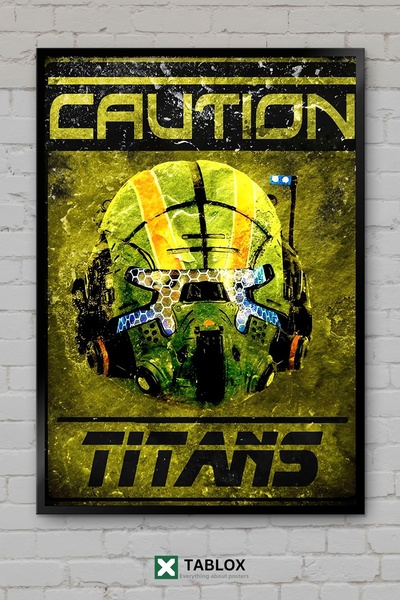 tablomaxtbx Avertisment pentru jocuri de gaming Poster Titan Tablou decorativ...