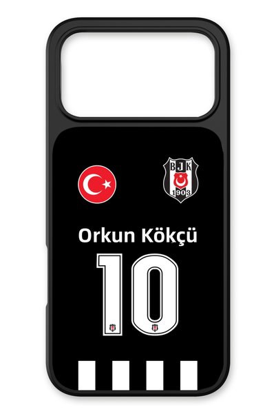 Beşiktaş حافظة Orkun Kökçü Forma لهاتف iPhone 18 Pro (زجاجية) - أصلية مرخصة