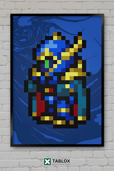 tablomaxtbx Final Fantasy Iv Golbez Pixel Sprite Character Game Painting Deco...