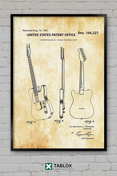 tablomaxtbx Κιθάρα Fender Telecaster, Μουσικό Όργανο, Διακοσμητικό Πίνακας Ζω...