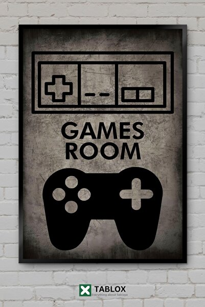 tablomaxtbx Jocuri Gaming Cameră Controler Cadru decorativ MDF cu aspect deco...