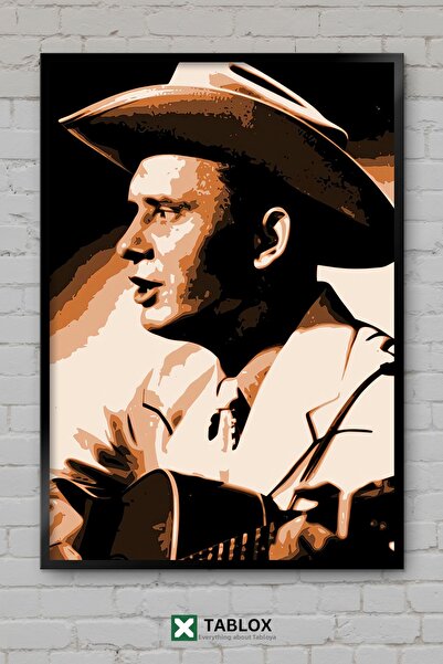 tablomaxtbx George Morgan Cântăreț Muzică Country Portret Ramă Decorativă Tab...