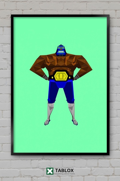 tablomaxtbx Πλατφόρμα παιχνιδιών Guacamelee Μεξικό Διακοσμητικός πίνακας ζωγρ...