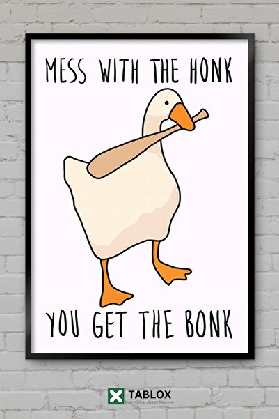 tablomaxtbx Untitled Goose Game Funny Goose Game Gamer Poster Frame Look Deco...