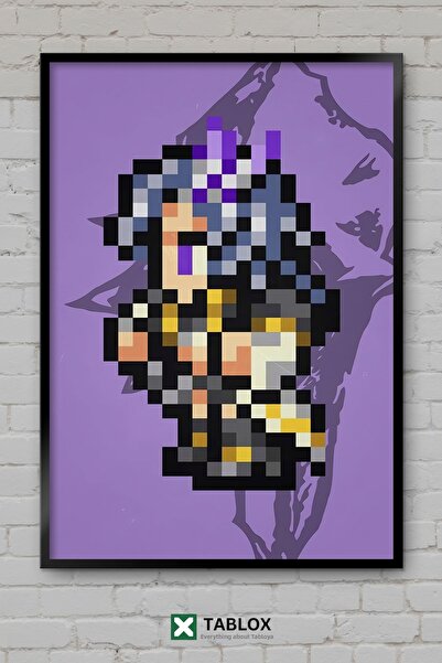 tablomaxtbx Final Fantasy Ix Kuja Pixel Sprite Character Game Frameed Decorat...