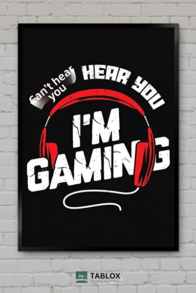 tablomaxtbx Gaming Game Gamer Design Poster cu aspect de cadru Decorativ MDF ...