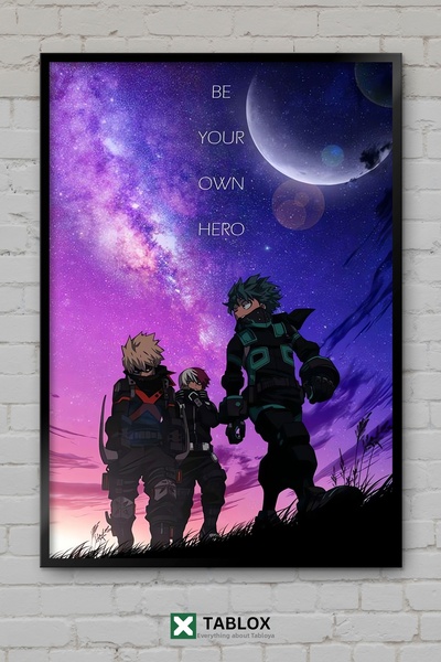 tablomaxtbx Heroes Heroes Poster Art Action Design Πλαίσιο με εμφάνιση σε πλα...