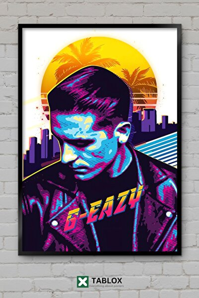 tablomaxtbx G Eazy Рапър Ретро музика от 80-те Декор за стена с арт дизайн Еф...