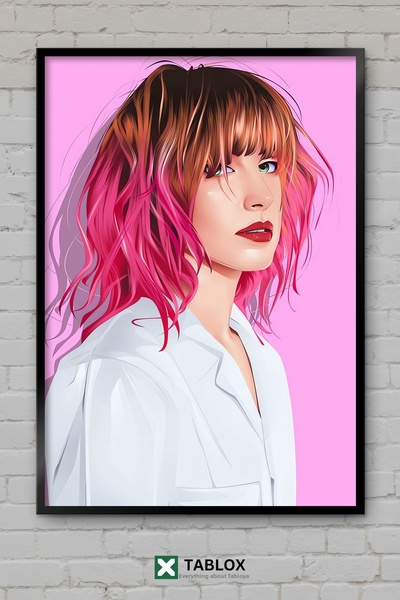 tablomaxtbx Hayley Williams Cântăreață Singer Paramore Muzică rock Tablou dec...