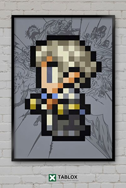 tablomaxtbx Final Fantasy XIV Papalymo Pixel Character Art Pictură decorativă...