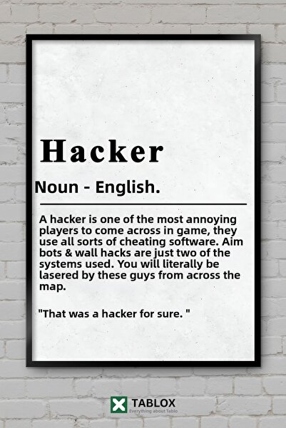 tablomaxtbx Hacker Boys Game Room Gaming Writing Poster Tablou decorativ înră...