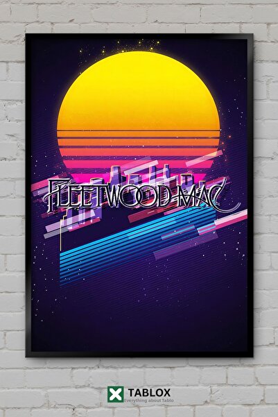 tablomaxtbx Fleetwood Mac Rock Music Group Art Αφίσα Διακόσμηση τοίχου με πλα...
