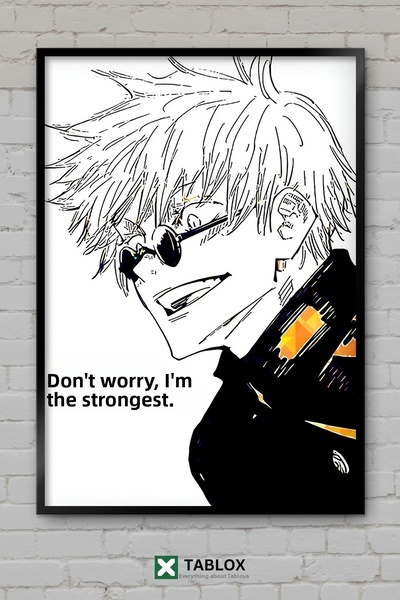 tablomaxtbx Jujutsu Kaisen Gojo Satoru Άνιμε Μάνγκα Ιαπωνική Αφίσα με Πλαίσιο...