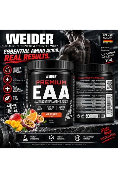 Generic Brand حمض أميني EAA فاخر - جميع الأحماض الأمينية الضرورية 9 أنواع - 3...