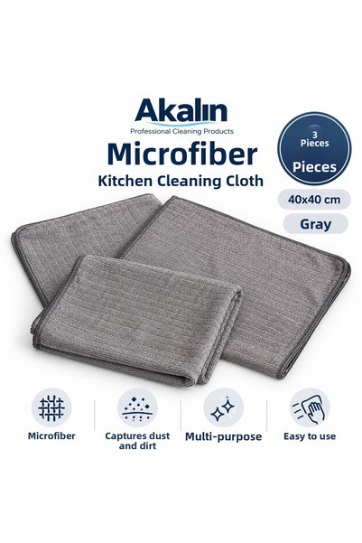 Akalın Professional Cleaning Products Микрофибърна кърпа за почистване на кух...