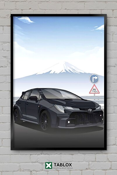 tablomaxtbx Toyota Gr Corolla Αυτοκίνητο Σπορ Αφίσα με Κορνίζα Διακοσμητικός ...
