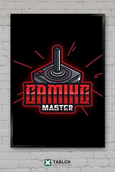 tablomaxtbx Gaming Game Master Master Gamer Gamer Pad Poster Frame View Decor...