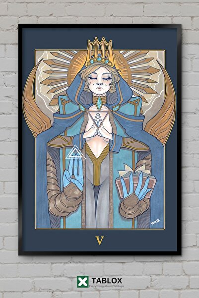 tablomaxtbx Hierophant Hierofant Carte de tarot Poster fantastic cu aspect de...