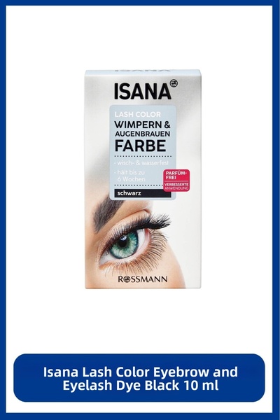 ISANA لاش كولور صبغة الحواجب والرموش أسود 10 مل