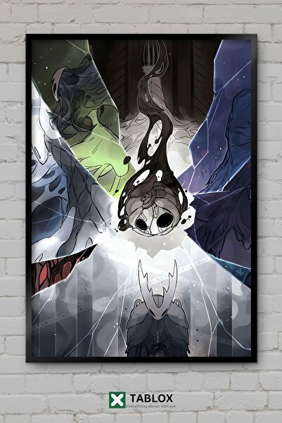 tablomaxtbx Hollow Knight Рицар на мрака Фантастична игра Рамкирана декоратив...