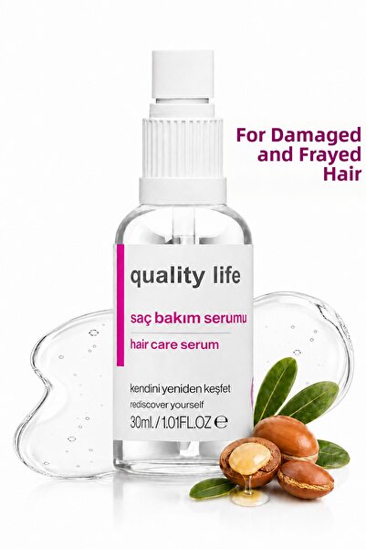 Quality Life Hair Care Oil Serum for Burnt and Damaged Hair Argan Keratin Hai...