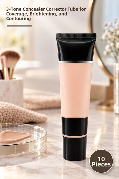 Yenilig 10 Pieces Derma Porcelain Makeup Tube Concealer Set – Tube Form Conce...