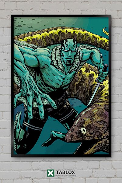 tablomaxtbx Αφίσα ταινίας Hellboy, Παιδί της Κόλασης, με διακοσμητικό πλαίσιο...