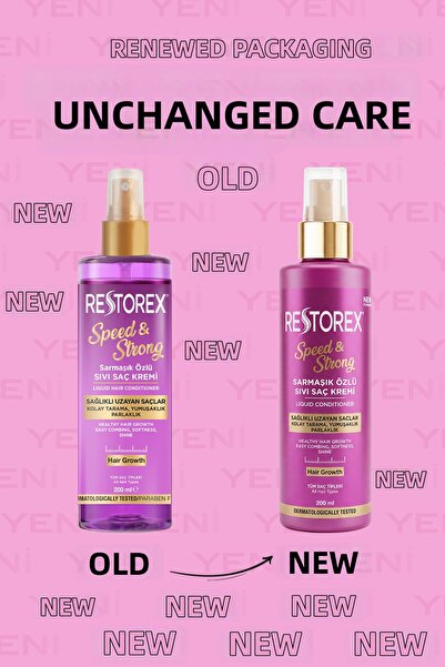 Restorex Shimmering Care Liquid Conditioner with Healthy Growth Effect 200 Ml