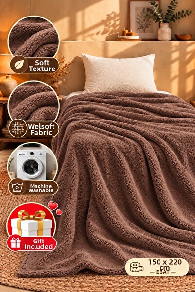 TEXTİLES MAGİC LAMP Κουβέρτα Welsoft Μονή 150x220 εκ. – Μαλακή, ζεστή και άνε...