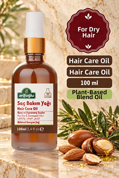 Arifoğlu Hair Care Oil (for Dry and Damaged Hair) 100ml – Root-To-Tip Repair ...