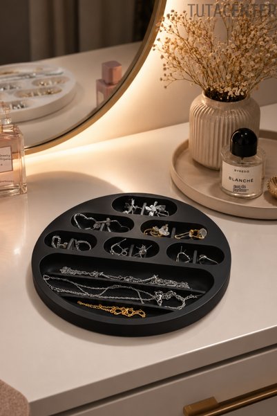 TUTACENTER Minimal Jewelry Organizer Jewelry Plate Ring Earring Necklace Acce...