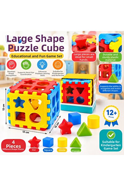Golden Rainbow Ki̇ki̇ Large Shaped Bul Tak Cube