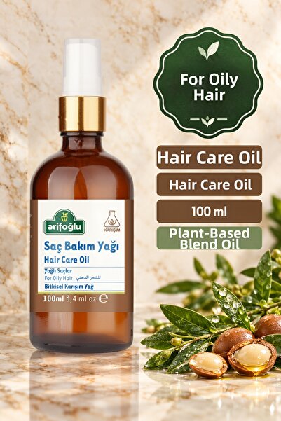 Arifoğlu Hair Care Oil 100ml – Sebum Balancing and Purifying Deep Care (for O...