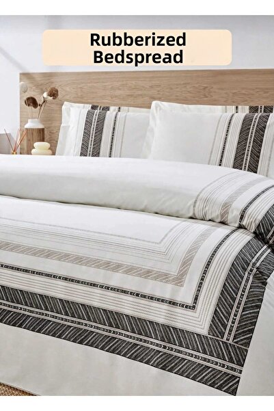 Özdilek Double Duvet Cover Set (with Elastic Sheet) Blend