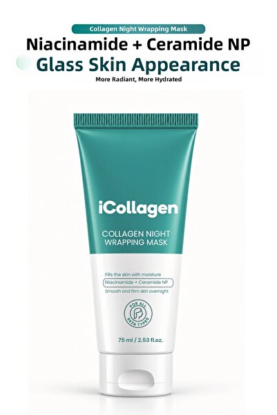 icollagen قناع الكولاجين القابل للتقشير - مظهر البشرة الزجاجية