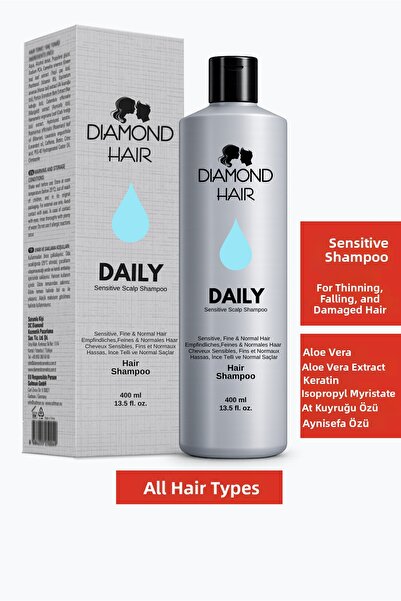 DIAMOND HAIR شامبو مضاد للقشرة وتساقط الشعر، فعال في تطويل الشعر، مناسب للشعر...