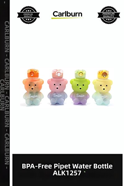 Carlburn Special Production Children's School Water Bottle with Teddy Bear an...
