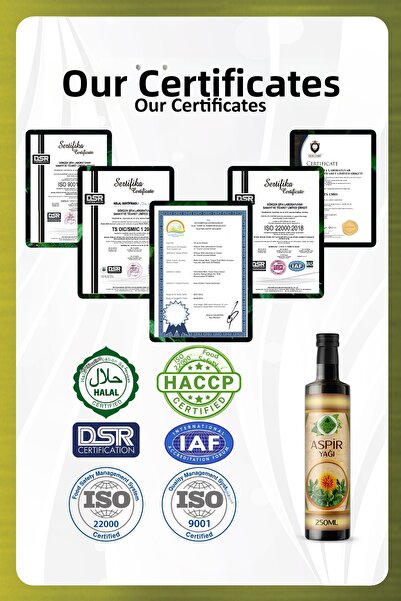 Gökçek Şifa Safflower Oil 250 ml.