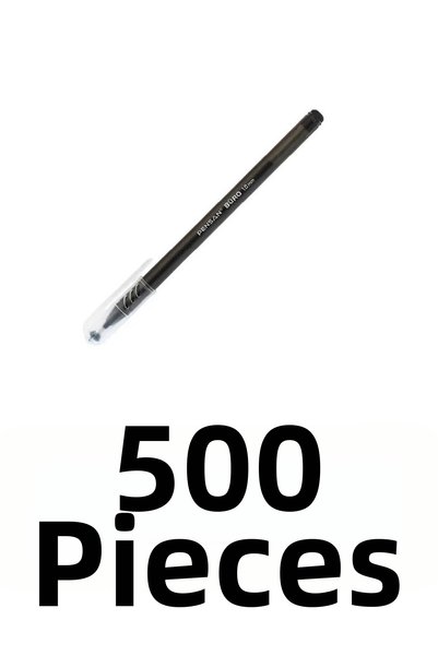 Pensan قلم مكتبي 500 قطعة قلم حبر جاف 1 ملم