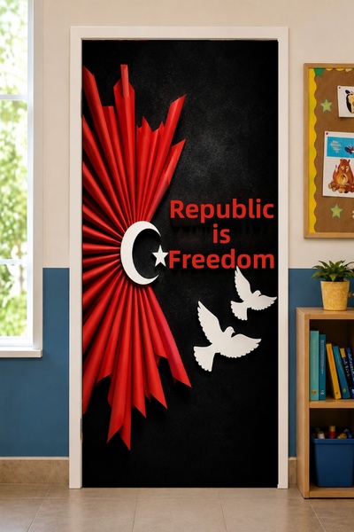 PROMISEBACKDROP2 Ελαστικά καλύμματα πόρτας για σχολικές τάξεις, 29 Οκτωβρίου,...