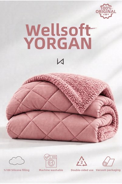 İz Home Pătură Premium Wellsoft | Dublu | Pătură din pluș | Material plușat c...
