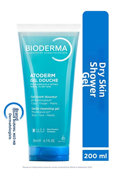 Bioderma Atoderm Shower Gel Moisturizing Shower Gel for Dry Skin Baby Kids Ad...