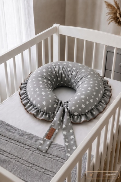 mordesign Ruffle Breastfeeding Pillow, Baby Support Cushion, Maternity Pillow...