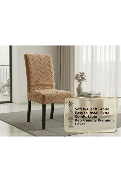 ARİFE HOME Κάλυμμα καρέκλας WELSOFT, εύκαμπτο, πλένεται, 1 τεμάχιο, υψηλής πο...