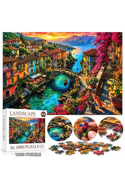 Zoe Italian Lake Scenery – 1000 Piece Puzzle