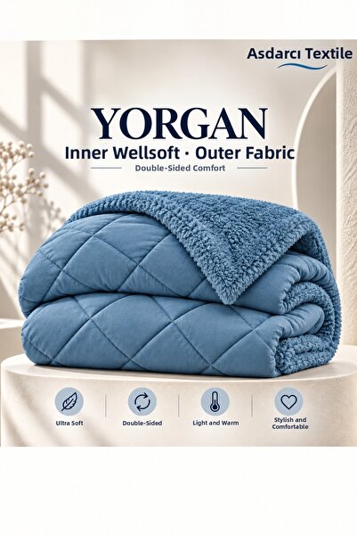 Peacock Welsoft Double Quilt Ultra Soft Plush