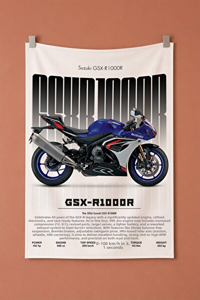gxe.art SUZUKI GSX-R1000R Tapiserie decorativă de perete