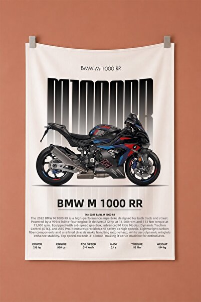 gxe.art Tapiserie decorativă de perete BMW M1000RR