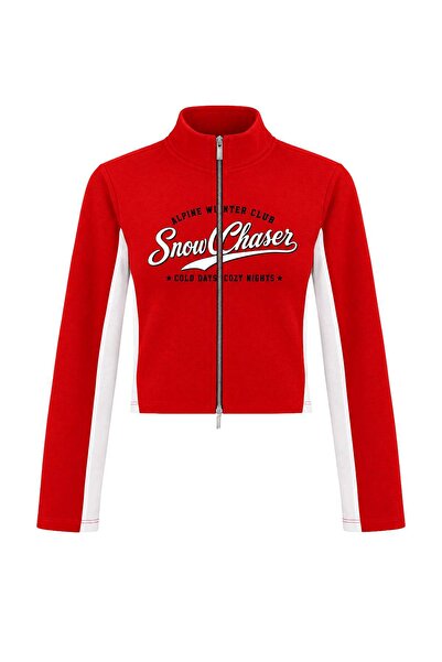 Trendyol Collection Red Knitted Sweatshirt Twoaw27Sw00198